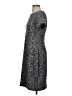 Calvin Klein Animal Print Gray Casual Dress Size P (petite) - photo 5
