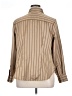 Worthington 100% Polyester Metallic Tan Long Sleeve Blouse Size 0X - photo 2