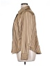 Worthington 100% Polyester Metallic Tan Long Sleeve Blouse Size 0X - photo 5