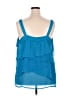 Lane Bryant 100% Polyester Blue Sleeveless Blouse Size 22 - photo 2