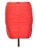 Bebe Solid Red Casual Skirt Size L - photo 2