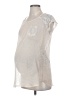 Motherhood Silver Sleeveless Blouse Size Sm Maternity - photo 1