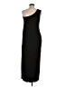 Green Envelope Solid Black Casual Dress Size M - photo 2