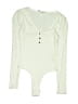 HASHTTAG intrend Ivory White Bodysuit Size S - photo 1