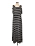 Chico's Stripes Black Casual Dress Size L - photo 1