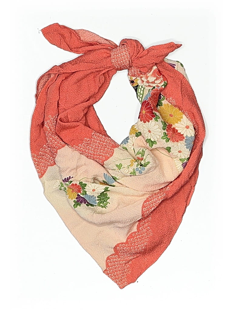 Pre-owned Unbranded Scarf In Orange