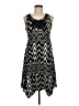Soma Chevron-herringbone Black Casual Dress Size M - photo 1
