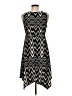 Soma Chevron-herringbone Black Casual Dress Size M - photo 2