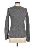 Ann Taylor LOFT 100% Cotton Tweed Gray Black Pullover Sweater Size M - photo 1