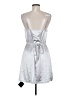Zaful 100% Polyester Metallic Silver Cocktail Dress Size M - photo 2