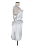 Zaful 100% Polyester Metallic Silver Cocktail Dress Size M - photo 4