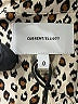 Current/Elliott Animal Print Ivory Long Sleeve Top Size XS (0) - photo 7
