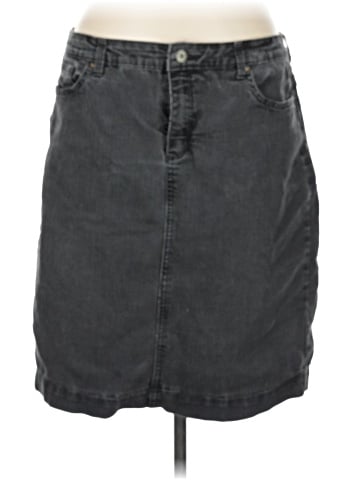 Gloria Vanderbilt Denim Skirt (view 1)