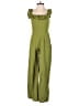 Japna Solid Green Jumpsuit Size XS - photo 1