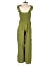 Japna Solid Green Jumpsuit Size XS - photo 2