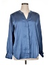 Maurices Blue Long Sleeve Blouse Size XL - photo 1