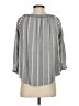 Grace 100% Lyocell Gray 3/4 Sleeve Blouse Size S - photo 2