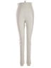 Zara 100% Polyester Solid Ivory Casual Pants Size S - photo 1
