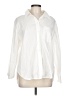Zara 100% Baumwolle Ivory Long Sleeve Polo Size L - photo 1