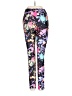 Unbranded Floral Black Active Pants Size S - photo 2