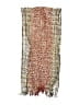 Unbranded 100% Viscose Tweed Burgundy Green Scarf One size - photo 2