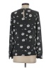 J.Crew Factory Store 100% Polyester Black Long Sleeve Blouse Size XS - photo 2