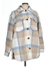 H&M Plaid Tan Coat Size L - photo 1