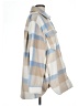 H&M Plaid Tan Coat Size L - photo 4