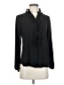 Bar III Black Long Sleeve Blouse Size XXS - photo 1