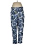Frances Valentine Print Blue Casual Pants Size 12 - photo 1