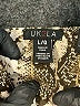 UK 2 LA 100% Polyester Animal Print Gold 3/4 Sleeve Blouse Size L - photo 7