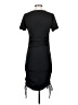 Shein Solid Black Casual Dress Size 4 - photo 2