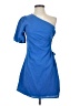 Shein 100% Polyester Solid Blue Cocktail Dress Size S - photo 1