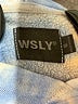WSLY Tie-dye Blue Pullover Hoodie Size S - photo 7