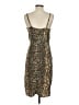 ABound 100% Polyester Animal Print Brown Cocktail Dress Size S - photo 2