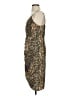 ABound 100% Polyester Animal Print Brown Cocktail Dress Size S - photo 5