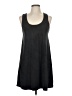 Audrey 3+1 Solid Black Casual Dress Size M - photo 1