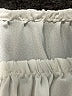 Unbranded Solid Ivory Formal Skirt Size 24 waist (estimated) - photo 4
