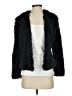 Xhilaration 100% Polyester Black Faux Fur Jacket Size XS - photo 1