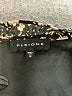 Pleione 100% Polyester Floral Black Short Sleeve Blouse Size M - photo 6