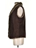 Crosby 100% Polyester Brown Faux Fur Vest Size XS - photo 5