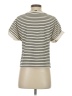 Shein Stripes Ivory Short Sleeve Top Size 2 - photo 2