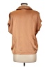 Rachel Zoe Brown Tan Short Sleeve Blouse Size L - photo 2