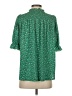 MELLODAY Green 3/4 Sleeve Blouse Size S - photo 2