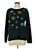 Croft & Barrow 100% Acrylic Stars Green Pullover Sweater Size L - photo 1