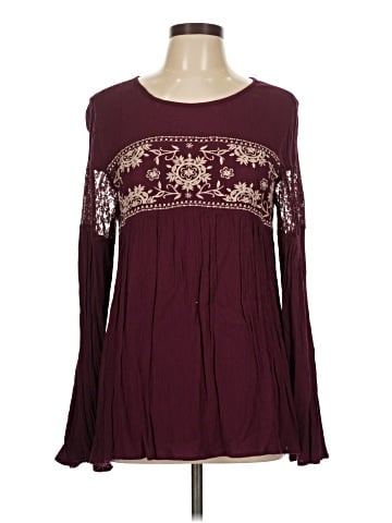 Eyeshadow Long Sleeve Blouse (view 1)