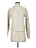 H&M Metallic Ivory Turtleneck Sweater Size S - photo 1