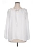 CATHERINE Catherine Malandrino 100% Polyester White Long Sleeve Blouse Size XL - photo 1