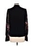 CeCe Black Long Sleeve Blouse Size L - photo 2