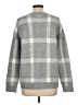 Anne Klein Checkered-gingham Plaid Gray Pullover Sweater Size L - photo 2